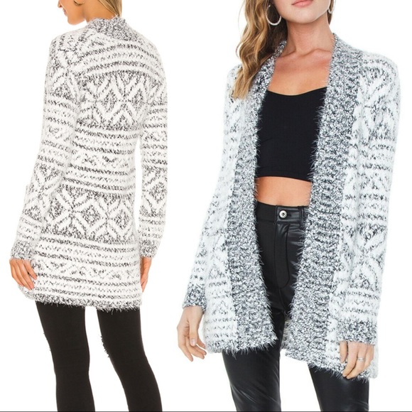 Eyelash Knit Cardigan Sweater | Poshmark